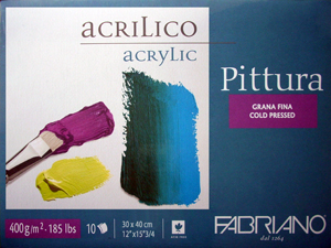 Fabriano Pittura Akrilfestő Tömb 400gr