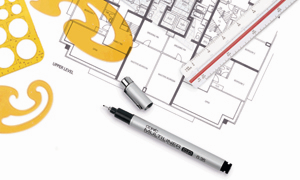 Copic Multiliner SP tollak műszaki rajz